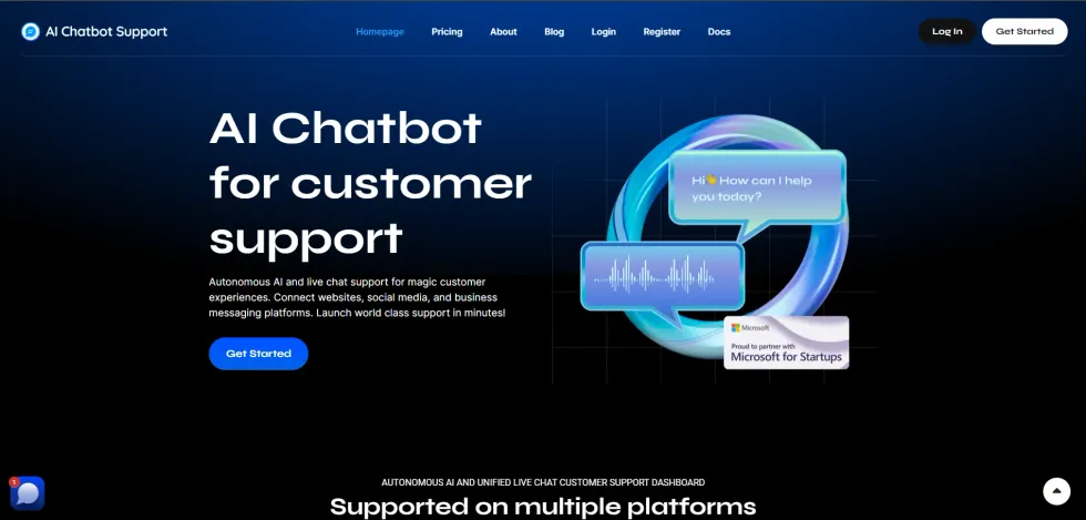 AI Chatbot Support