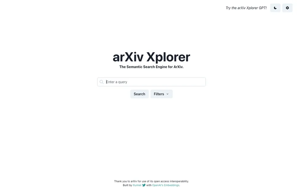 arXiv Xplorer