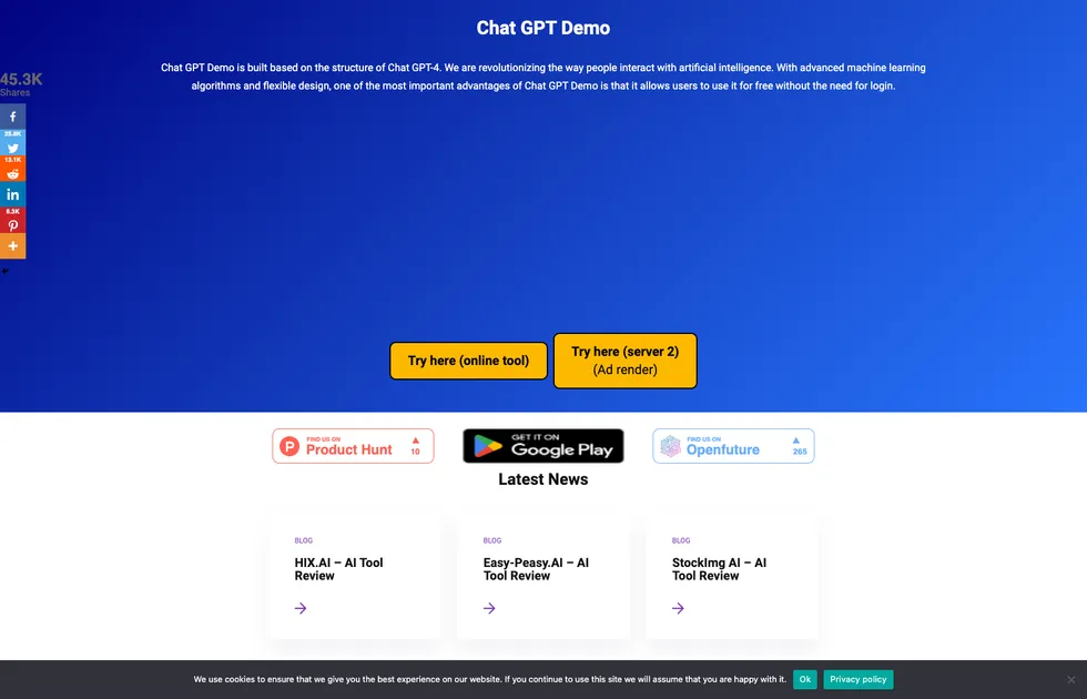 Chat GPT Demo