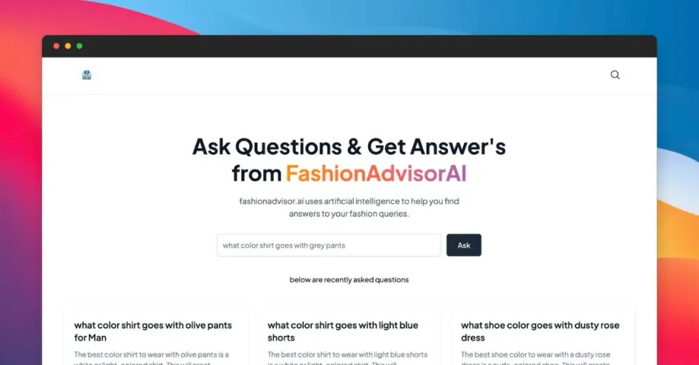 FashionAdvisor.AI