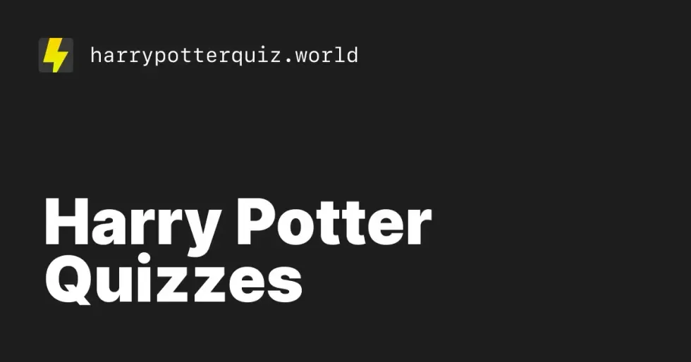 Harry Potter Quiz World