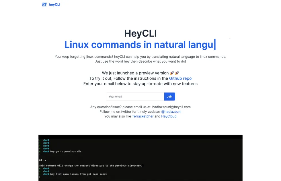 heyCLI