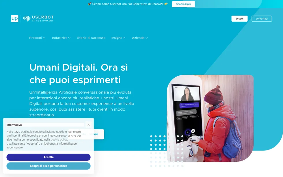 Umani digitali: assistenti virtuali dal volto umano