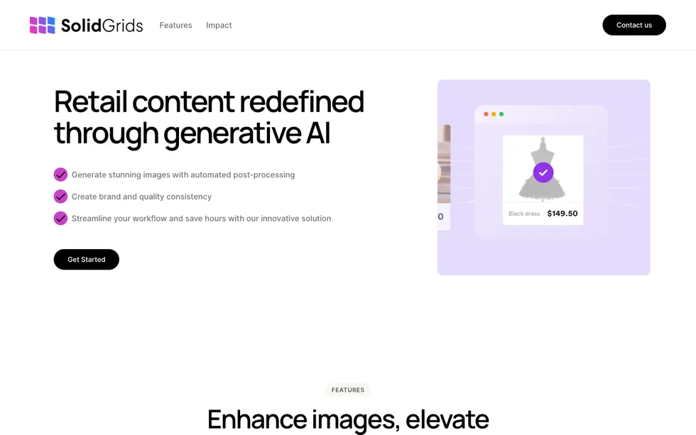 SolidGrids | Fully automated image enhancing for e