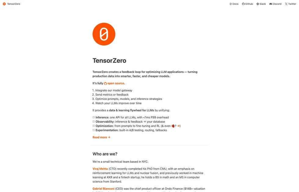 TensorZero