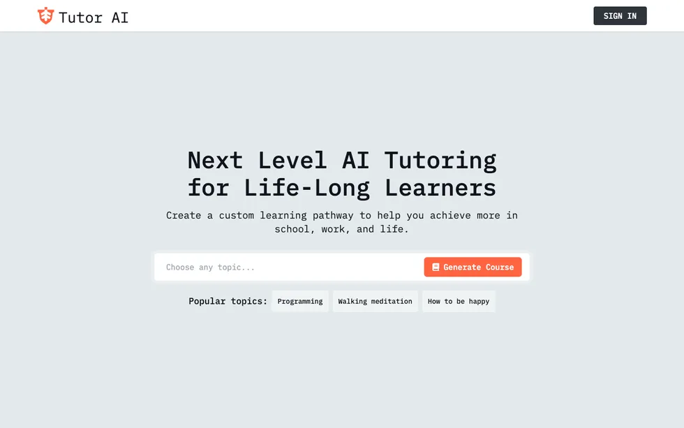 Tutor AI