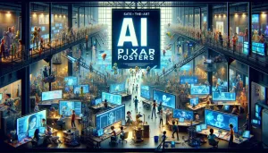 AI Pixar Posters