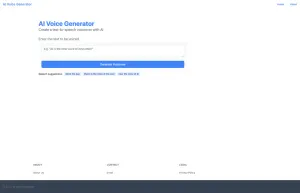 AI Voice Generator