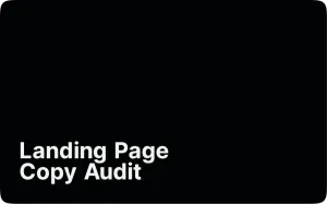 Landing Page Copy Audit