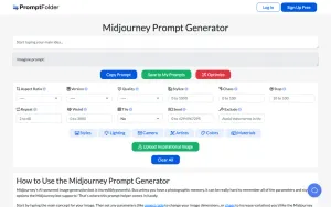 Midjourney Prompt Generator